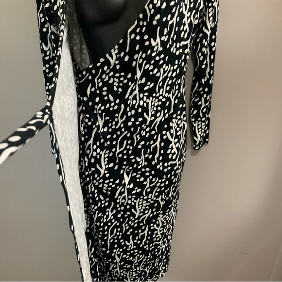 diane von furstenberg sheath midi wrap dress - Picture 5 of 8
